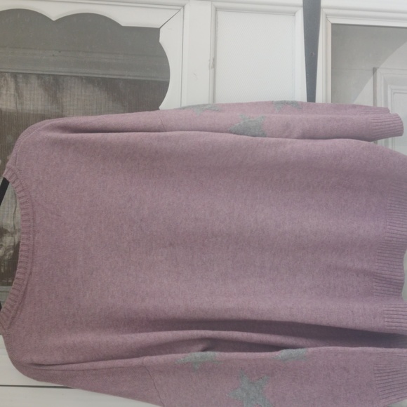 Phliosophy Womens 2X Sweatwr EUC Lilac Gray - Picture 3 of 7